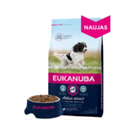Eukanuba Medium Adult visavertis pašaras su vištiena 3kg