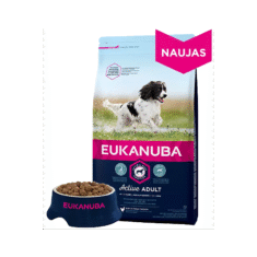 Eukanuba Adult Medium Breed Maintenance visavertis pašaras su vištiena 15kg