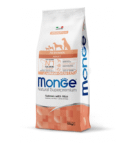 Monge adult sausas pašaras (lašiša ir ryžiai) 12kg