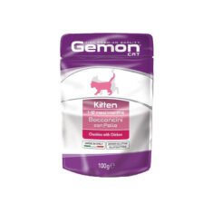 Gemon Kitten konservuotas pašaras jauniems kačiukams su vištiena 100g