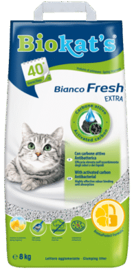 Biokat's Bianco Fresh Extra 8kg sušokantis kraikas katėms