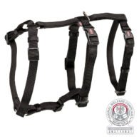 TRIXIE Panic petnešos su apsauga nuo nuo pabėgimo, XS-S 30-40 cm-10 mm, juodos