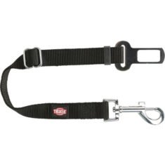 TRIXIE Saugos diržas automobilio petnešoms, XS-S 30-45 cm-20 mm, juodas