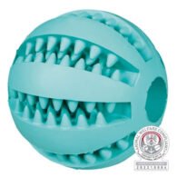 TRIXIE Denta Fun kamuolys, mėtinis, natūrali guma, ø 6 cm