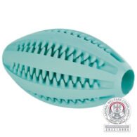 TRIXIE Denta Fun Regbio kamuolys, mėtinis, natūrali guma, 11 cm