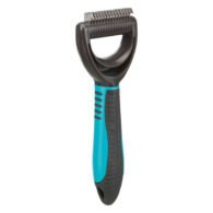 TRIXIE Fur detangler, Grėblys susivėlusiam kailiui, plastm.-metal., 7x18 cm