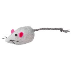 TRIXIE Pelė su skambučiu, pliušas, su kačių mėta, 5 cm