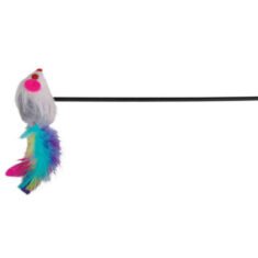 TRIXIE Meškerė su pele, plastm.-pliušas, su kačių mėta, 50 cm