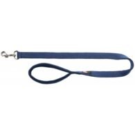 TRIXIE Premium fosforescuojantis pavadys su adreso laukupavadys, XS 1.2m/10mm, indigo
