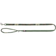 TRIXIE Premium pavadys, su neoprenu M-L 1m/20mm, kamufl./miško
