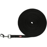 TRIXIE Tracking pavadys, gumuotas S-M 15 m/15mm, juodas