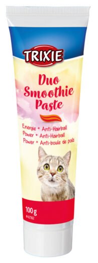 TRIXIE Duo Smoothie energiją stiprinanti ir virškinimą gerinanti pasta katėms , 100 g (pak.6)