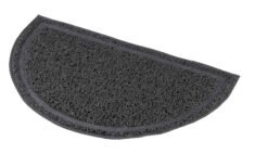 TRIXIE Kilimėlis prie tualeto, pusiau apvalus, PVC, 41x25 cm, antracito