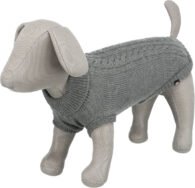 TRIXIE Kenton megztinis, XS: 24 cm, pilkas