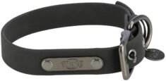 TRIXIE CityStyle antkaklis, PVC, M: 35-42 cm/20 mm, juodas