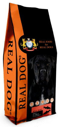 Real Dog Adult All Breeds su lašiša ir ryžiais 20kg