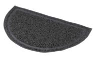 TRIXIE Kilimėlis prie tualeto, pusiau apvalus, PVC, 59x35 cm, antracito