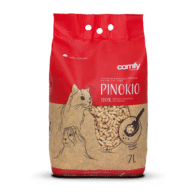 Comfy Pinokio medžio granulių sušokantis kraikas augintiniams, 7 l