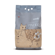 Comfy Pinokio Silver medžio granulių kraikas augintiniams, 7 l