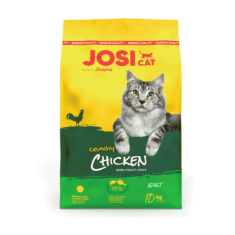 JosiCat Crunchy Chicken sausas maistas katėms, 10 kg