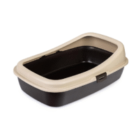 Happet Classic rudas tualetas katėms, 60,5x42x42 cm