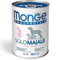 Monge Monoproteico "Solo" - Wet Dog Pate 100% PORK 400g