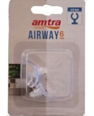 AMTRA Wen 6mm lipdukai balti žarnelei 2vnt