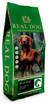 Real Dog SP Adult All Breeds Horse&Rice 12 kg