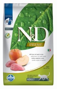 FARMINA N&D PRIME - CAT Dry Wild Boar&Apple ADULT 10 kg