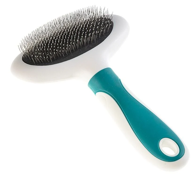 Gimdog Slicker Brush Size M 10,5x18,2cm ümar harja