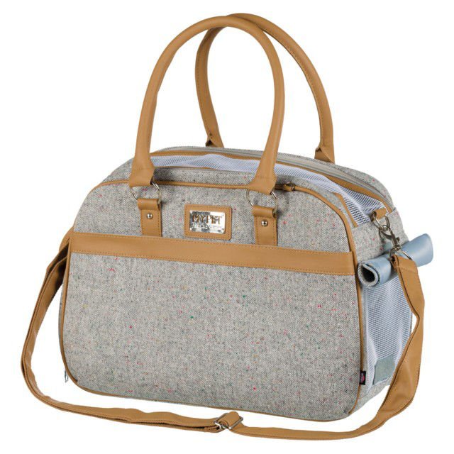 Trixie Helen transport bag, 19x28x40 cm, gray-light brown