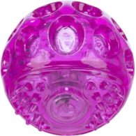 Trixie Flashing ball, silent, floatable, TPR, Ø 6 cm