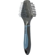 Trixie hari, kahepoolne plastmassist/nailonist ja metallist harjastega, 6x19 cm