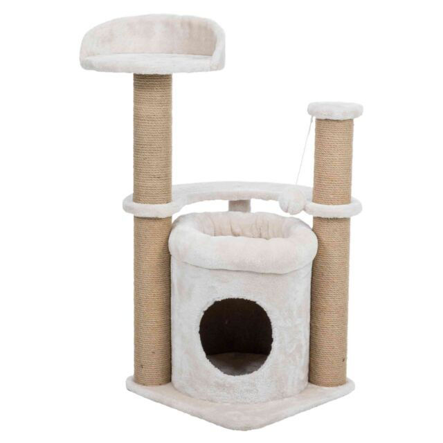 Trixie Nayra scratching post, 2 poles with a house and a bed 83 cm, light