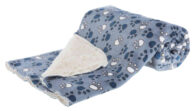 Trixie Tammy blanket, plush 150x100 cm, blue/sand
