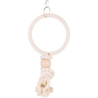 Trixie Lacta rope ring with wood, 19 cm