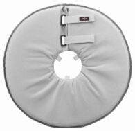 Trixie Protective collar, polyester/foam, M: 38-42 cm/21.5 cm, gray