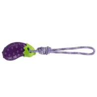 Trixie Dog Toy Tug Toy on Rope, TPR, 13 cm/34 cm