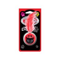 PET NOVA Plastic Ball with Feather 3pcs